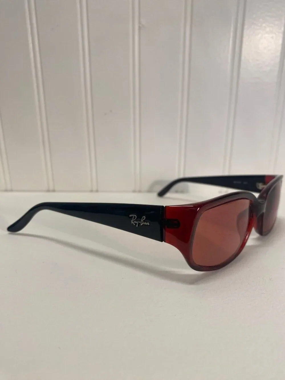 Ray-Ban - FRAMES ONLY!! - RB4055 660 - Red and Black Frames - Made in Italy